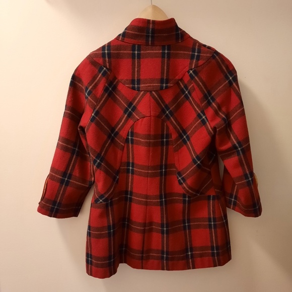 Plaid Jacket - Red XS - Picture 2 of 11